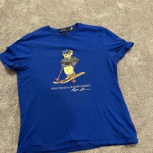 Polo Skiing Bear Tee
